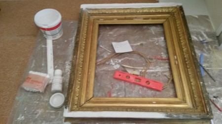 restauration en cours au sein de atelier SCF